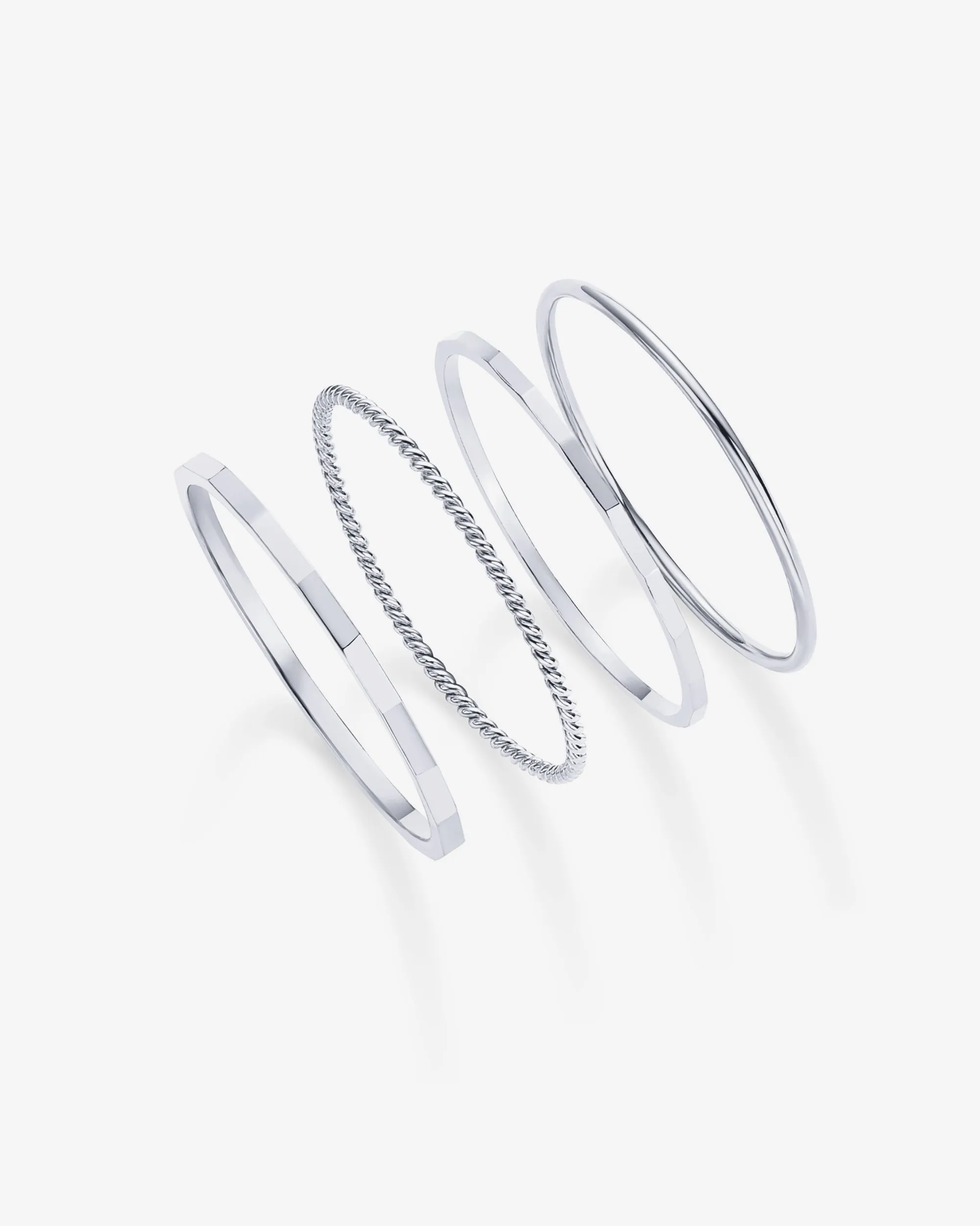 Minimalist Stacking Ring Set