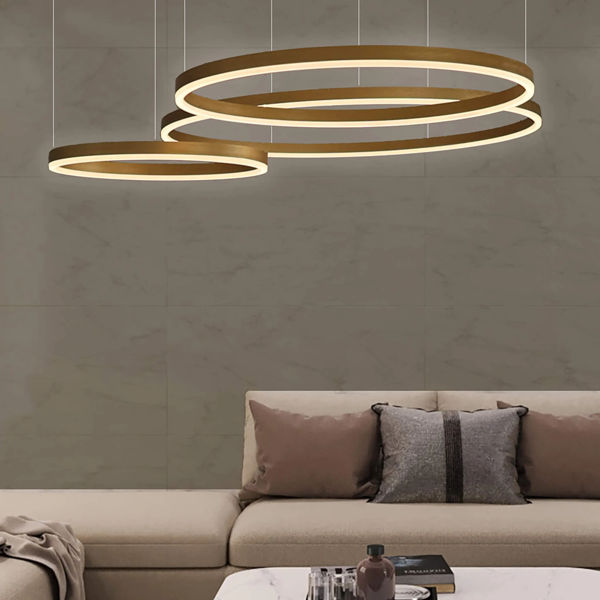 Nordic Rings Ceiling Chandelier