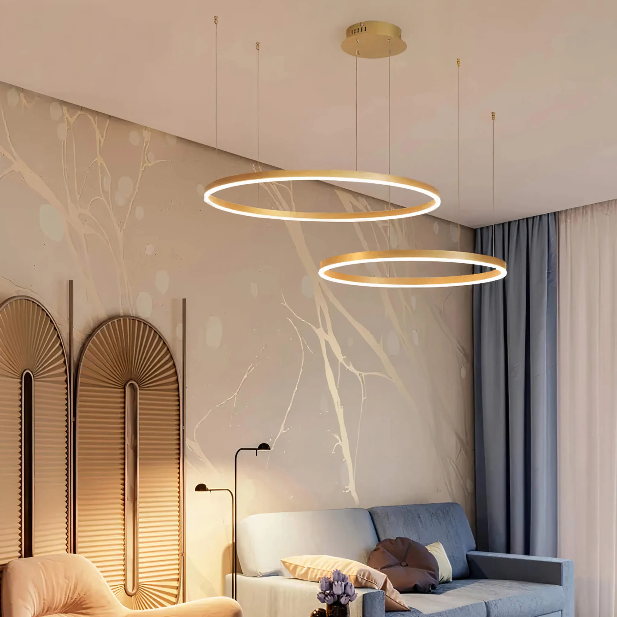 Nordic Rings Ceiling Chandelier