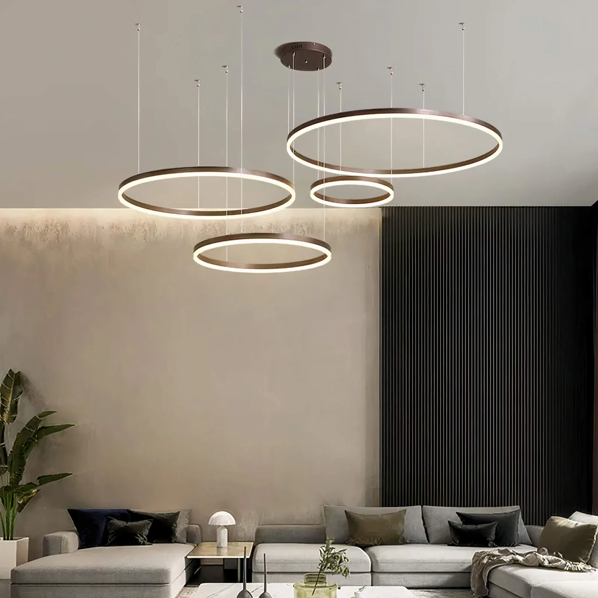 Nordic Rings Ceiling Chandelier