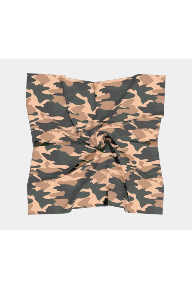 Nude Tone Camouflage Scarf