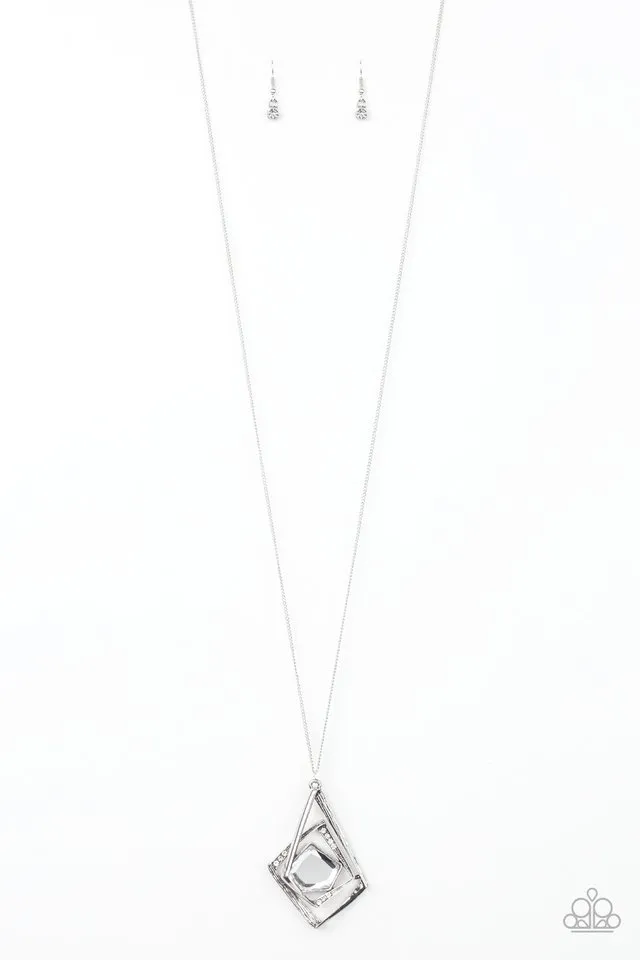 Paparazzi Necklace ~ A MODERN Citizen - White