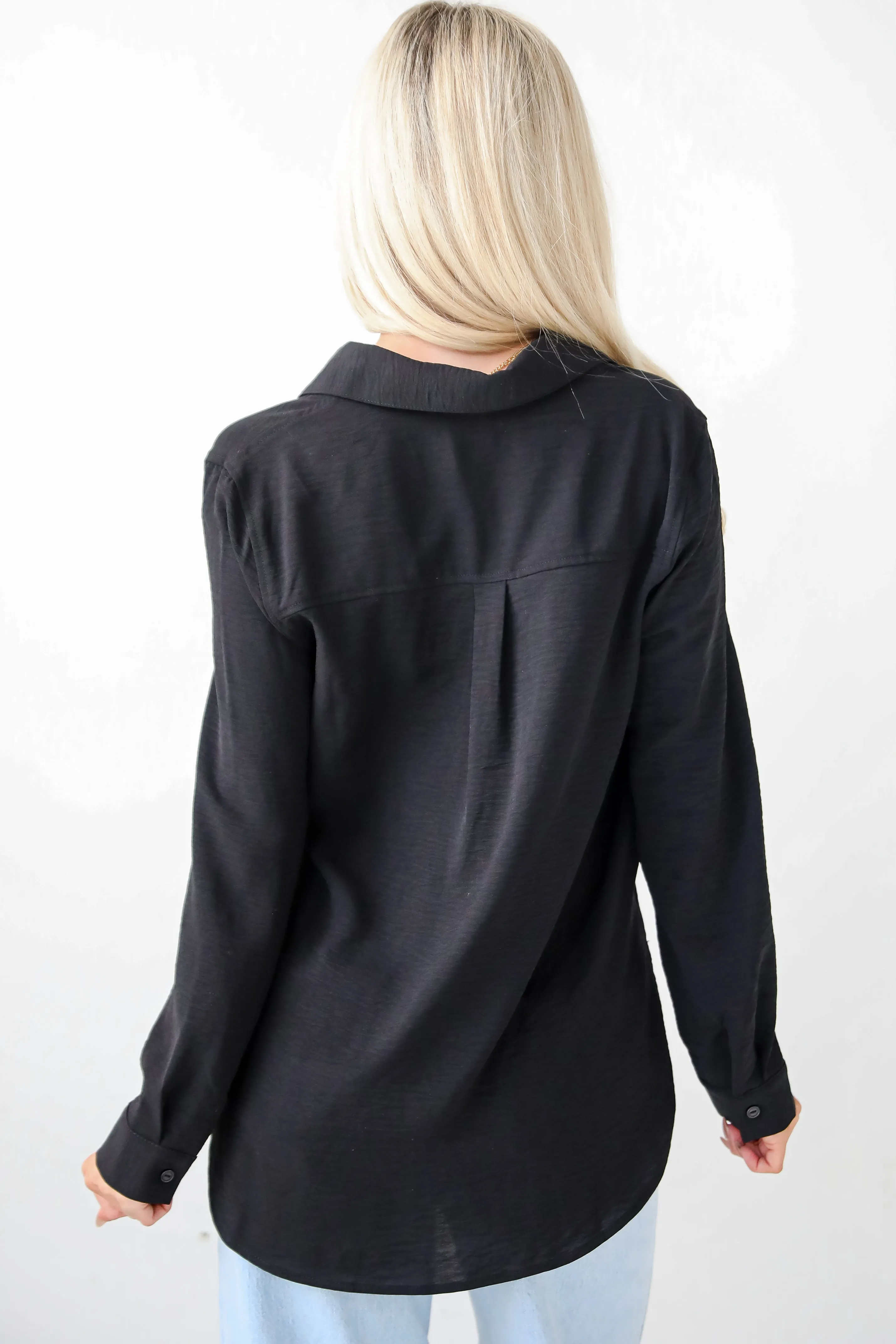 Perfected Sophistication Button-Up Blouse - DOORBUSTER