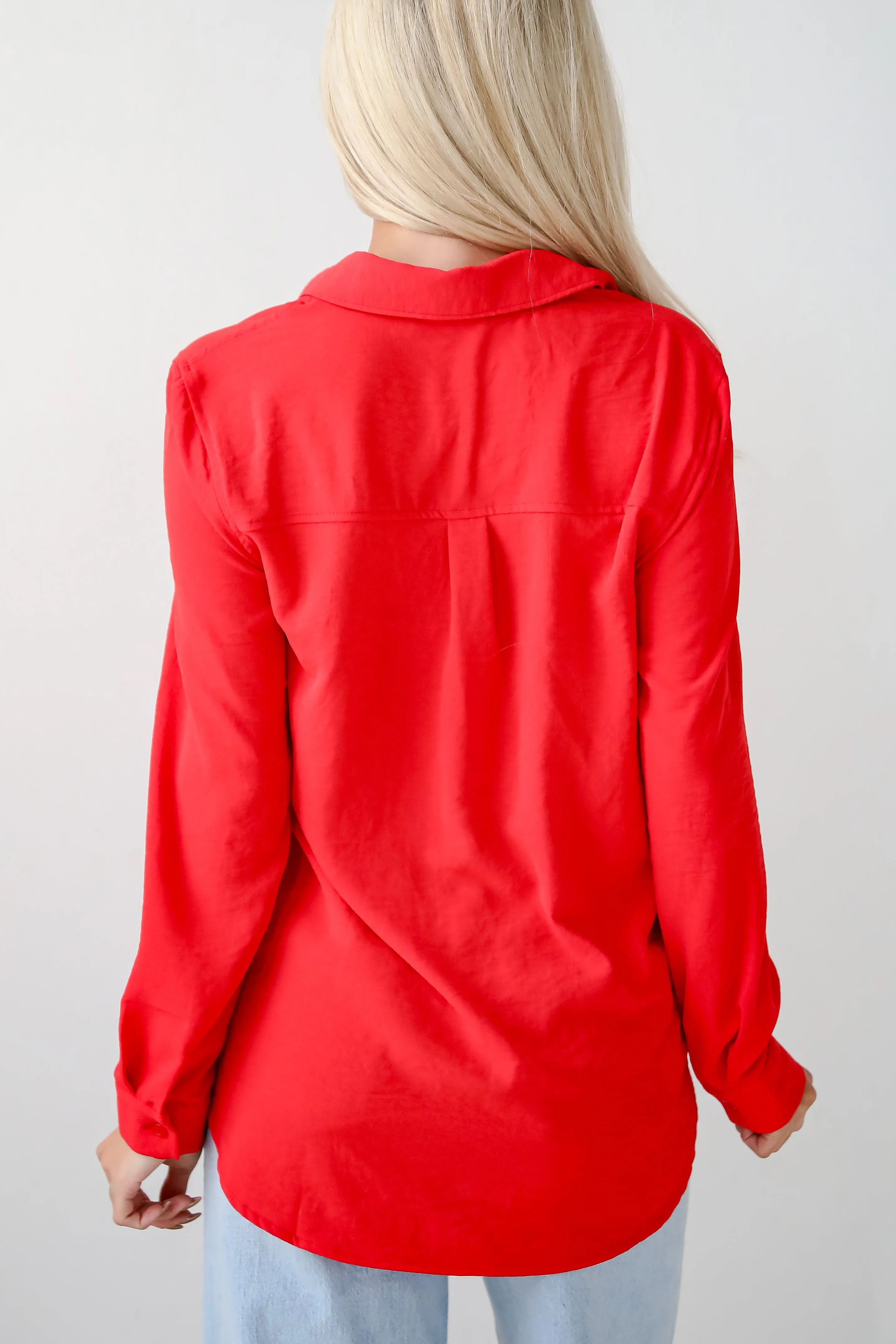 Perfected Sophistication Button-Up Blouse - DOORBUSTER