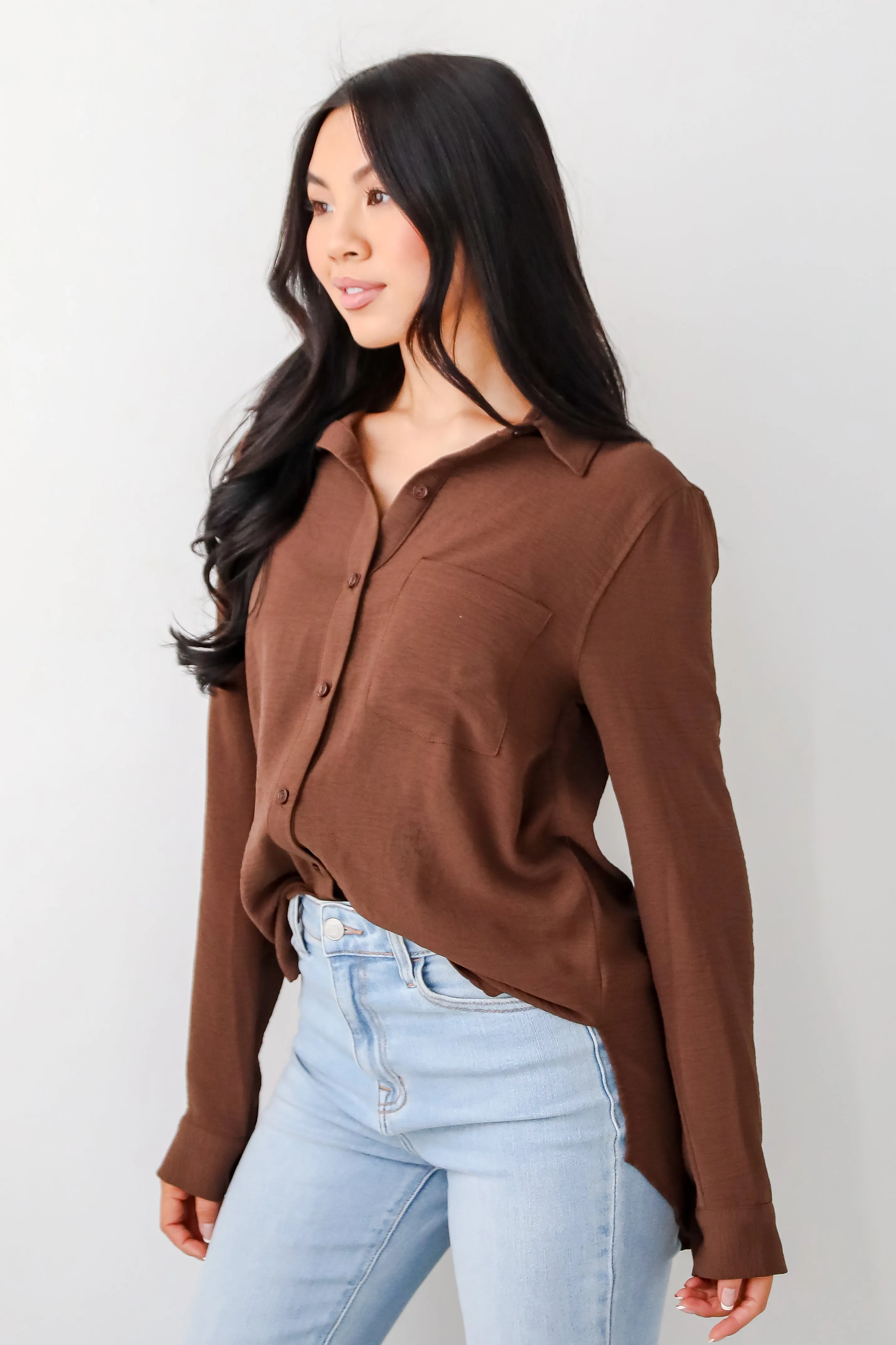 Perfected Sophistication Button-Up Blouse - DOORBUSTER