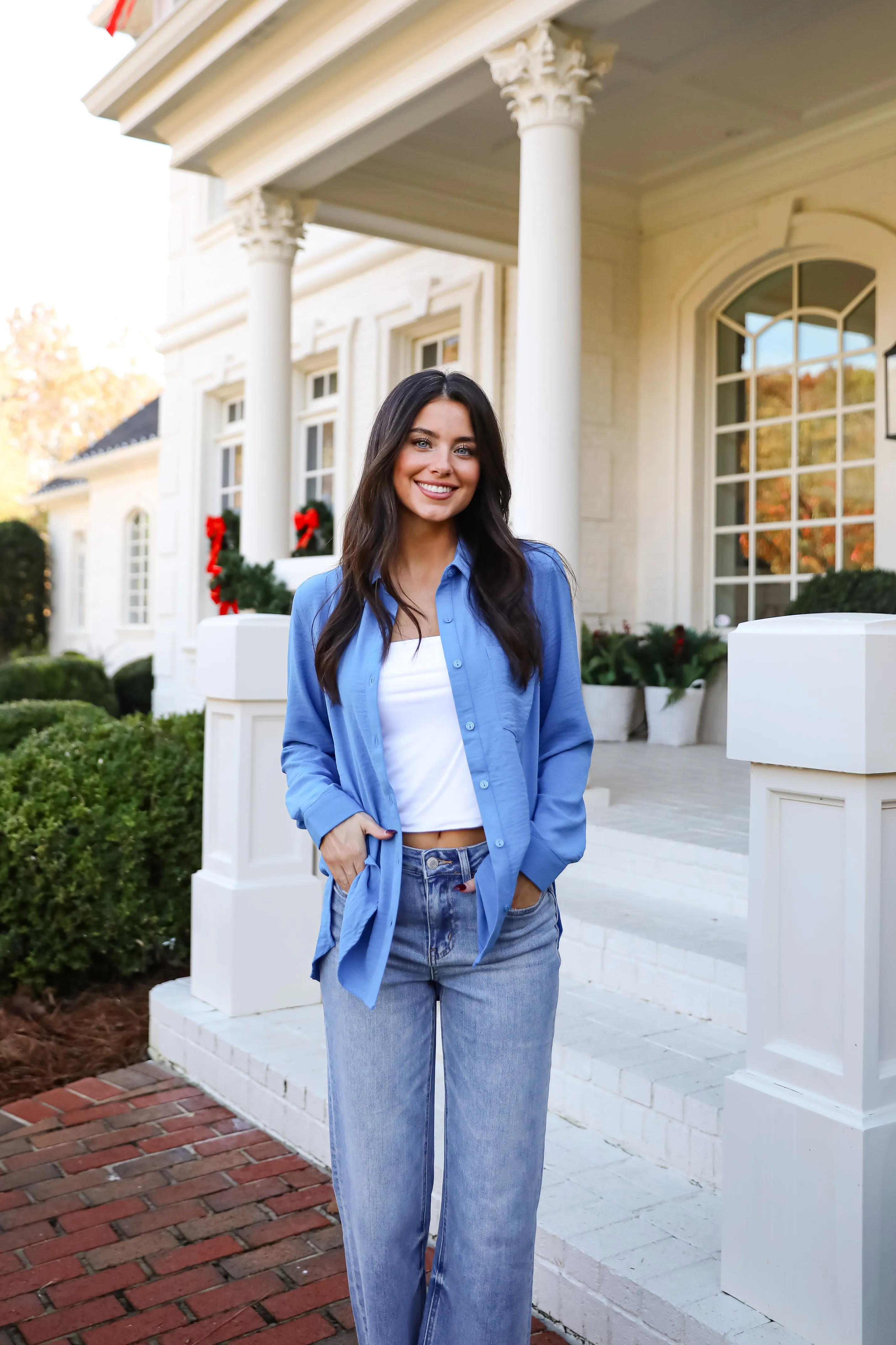 Perfected Sophistication Button-Up Blouse - DOORBUSTER