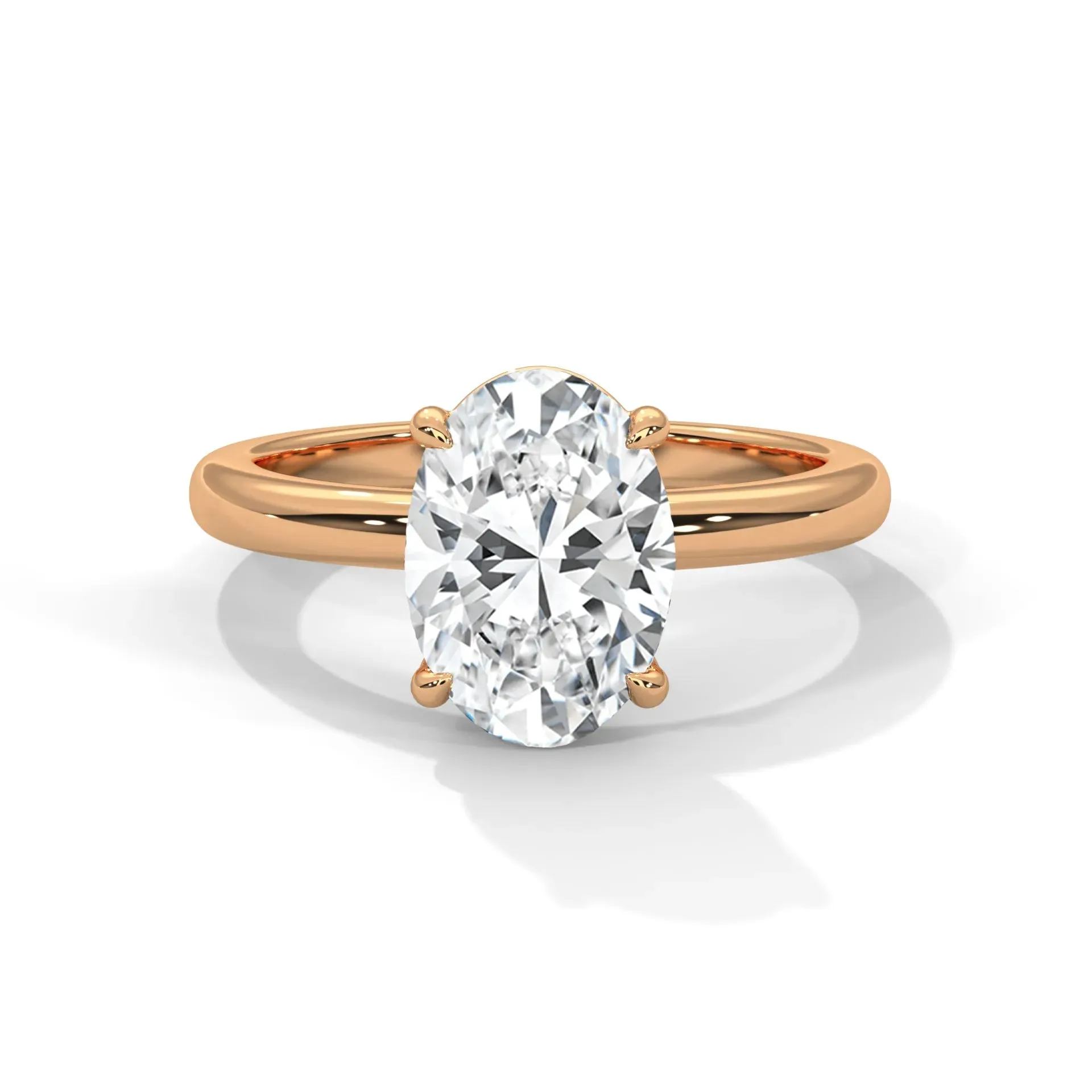 Preset Classic Solitaire Lab Grown Diamond Engagement Ring