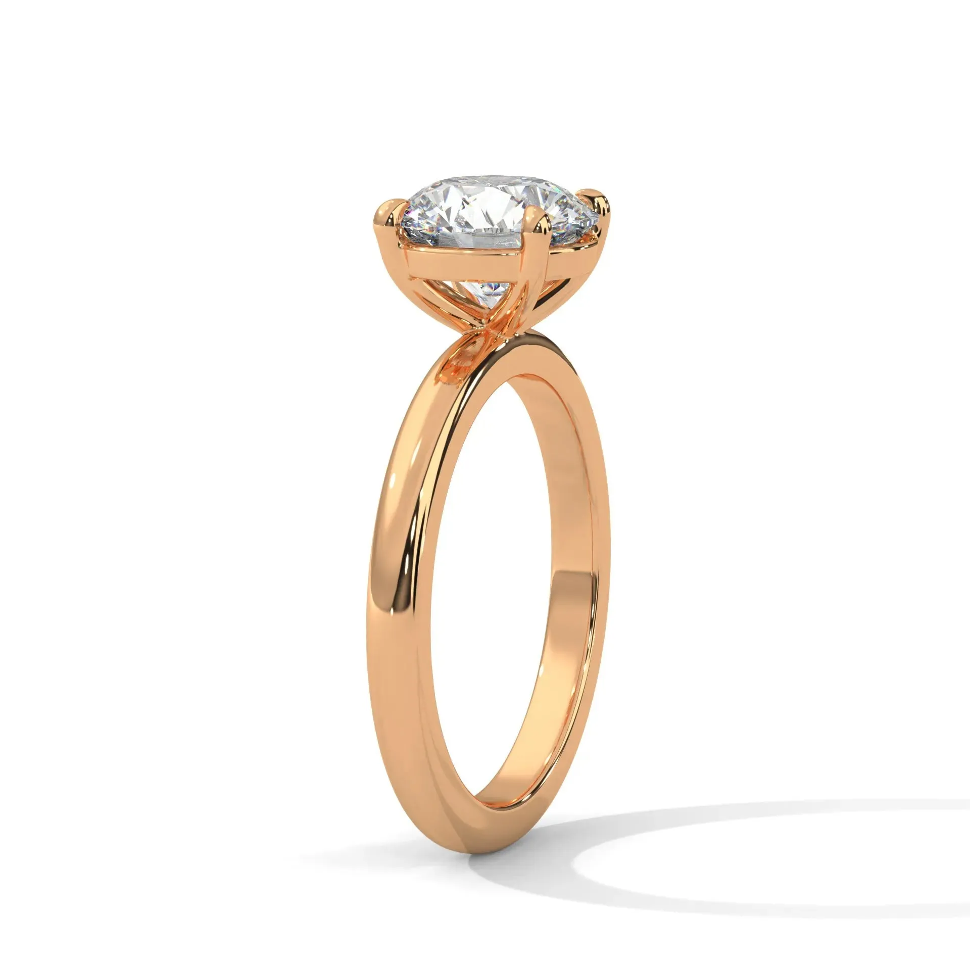 Preset Classic Solitaire Lab Grown Diamond Engagement Ring