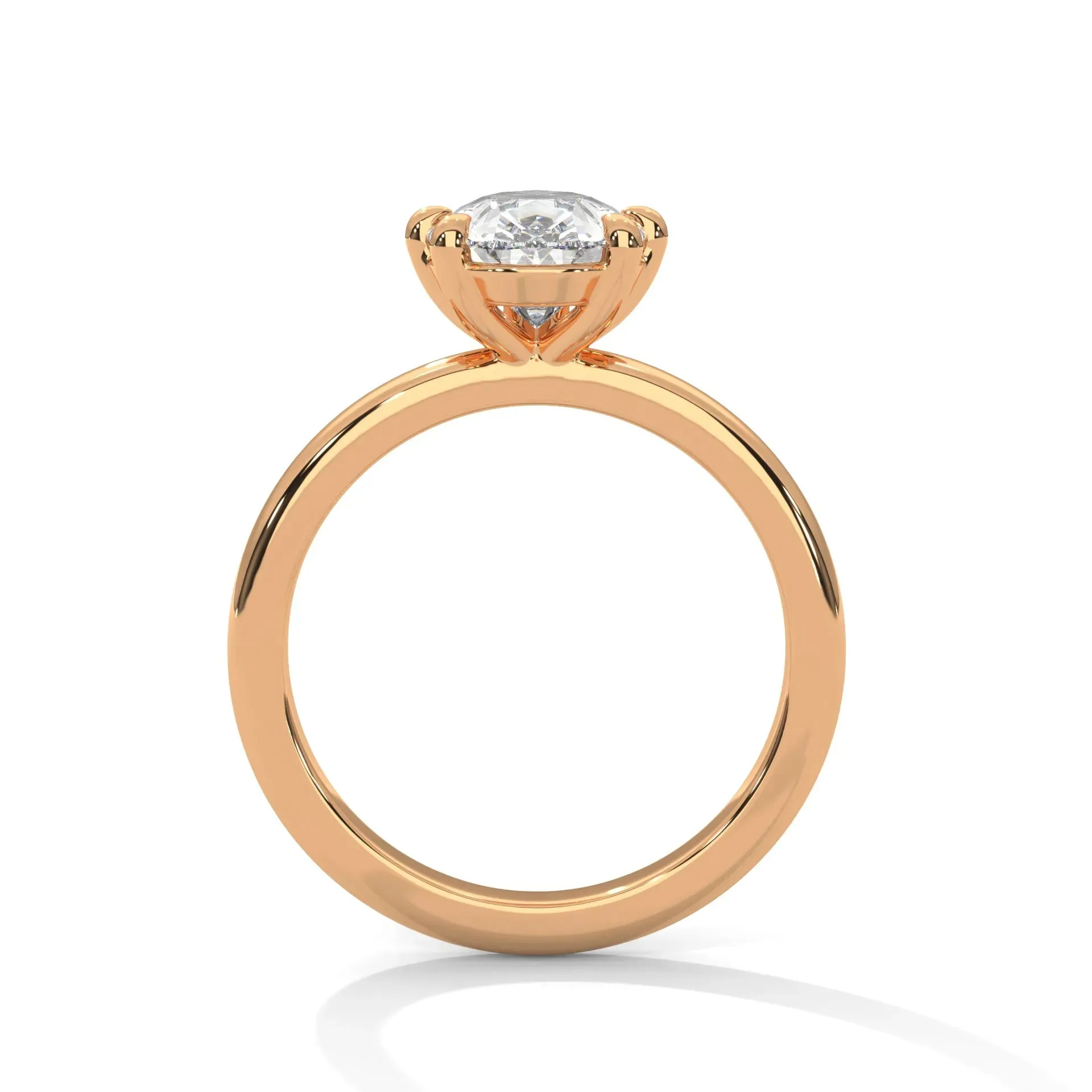 Preset Classic Solitaire Lab Grown Diamond Engagement Ring