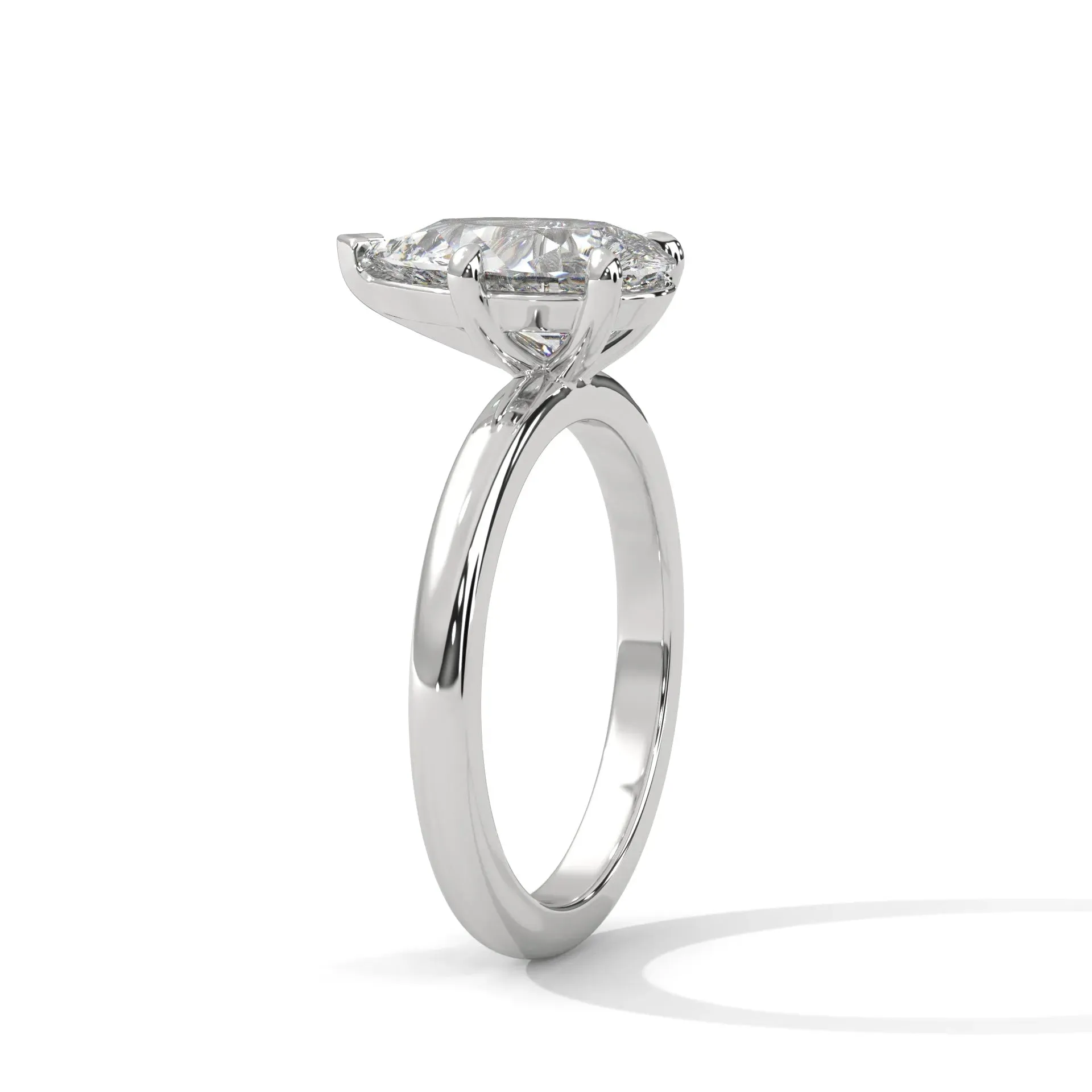 Preset Classic Solitaire Lab Grown Diamond Engagement Ring