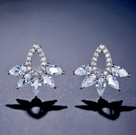 "Rita" - Cubic Zirconia Bridal Stud Earrings