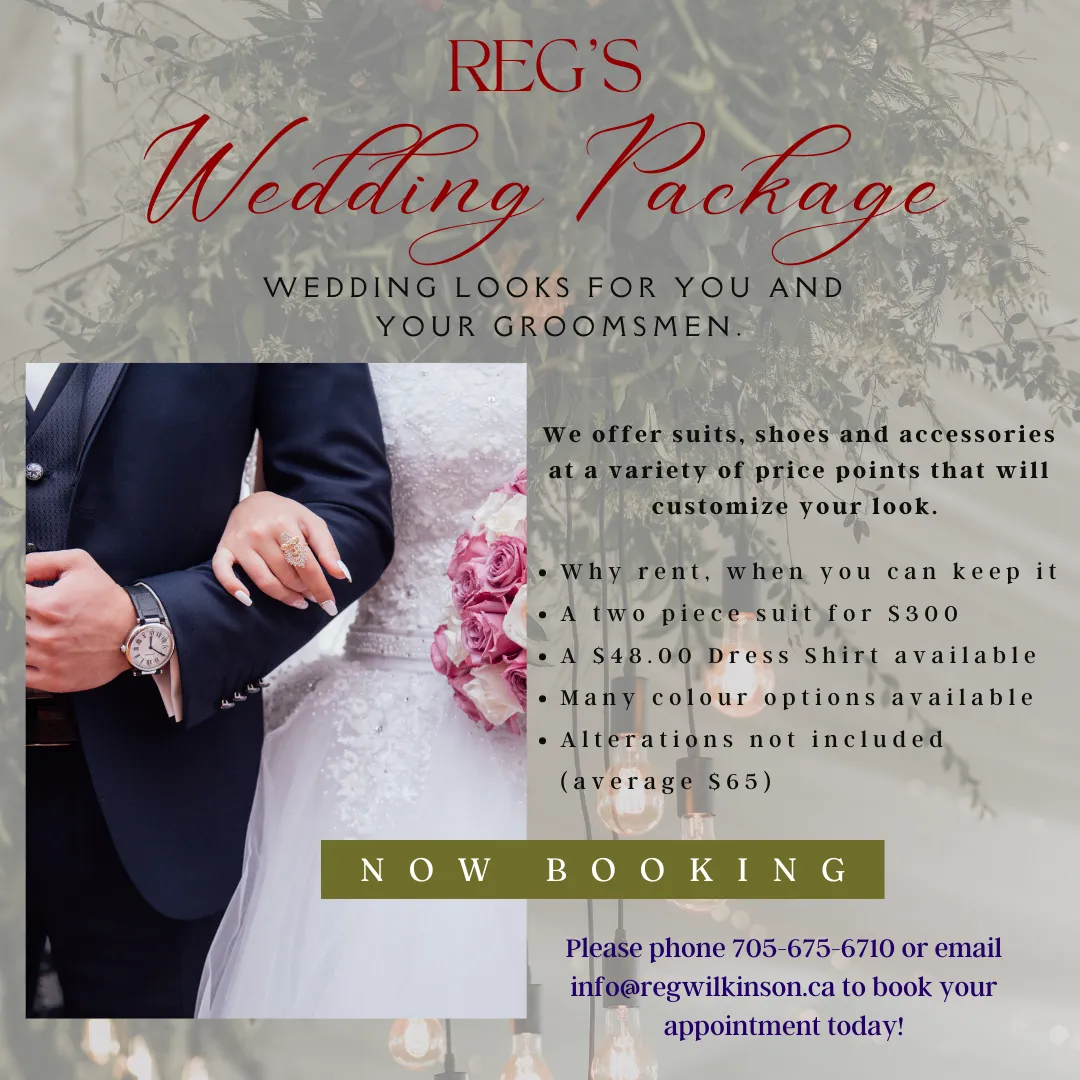 Reg's Wedding Suit Package