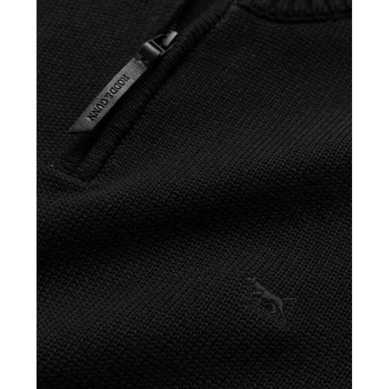 Rodd & Gunn Merrick Bay Mens 1/4 Zip Jumper - Onyx