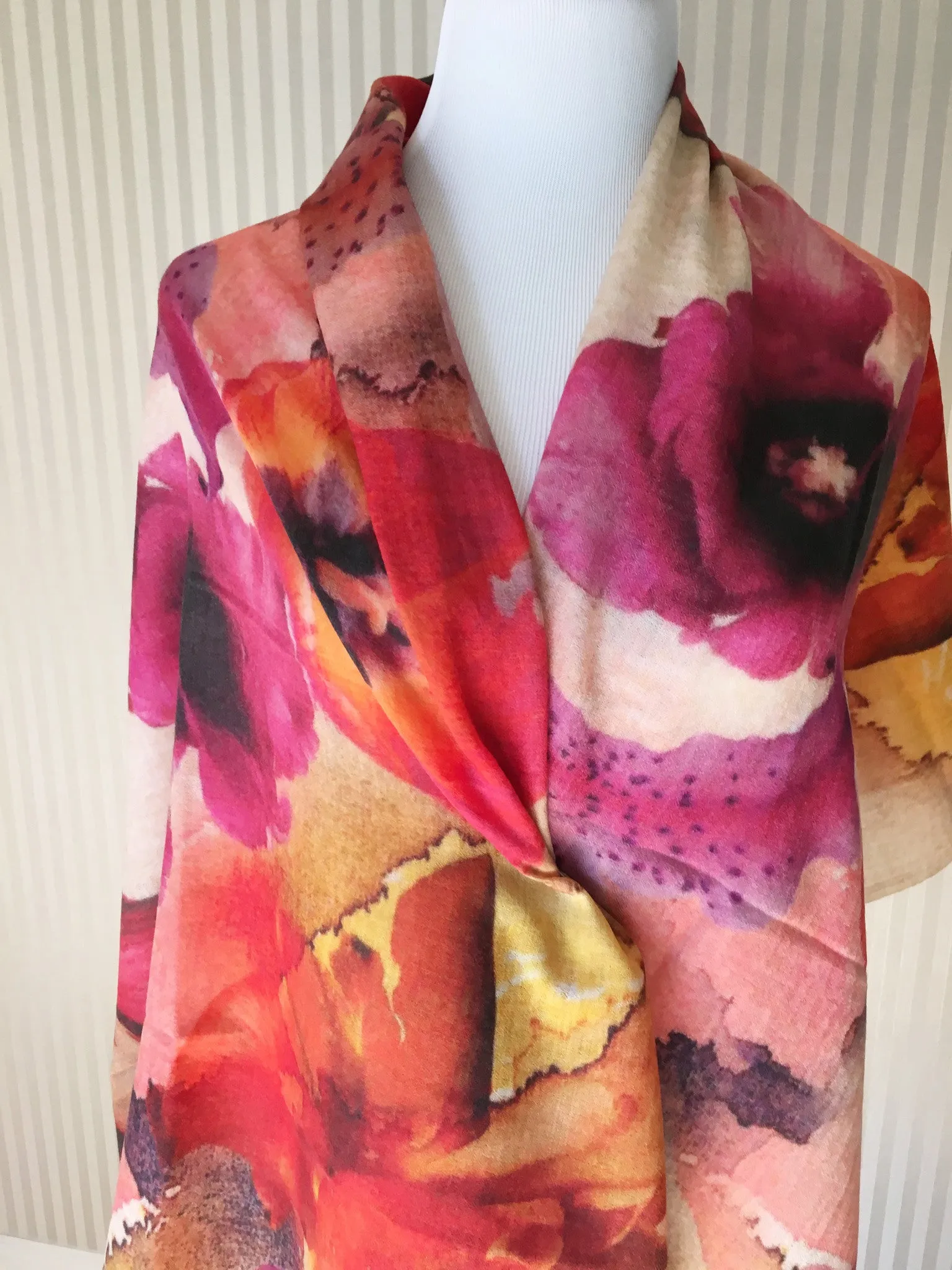 Spring Floral Scarf