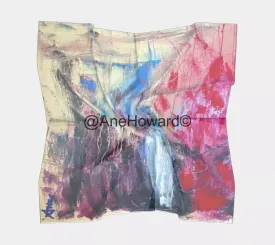 Square Silk Scarf Abstract Sailing