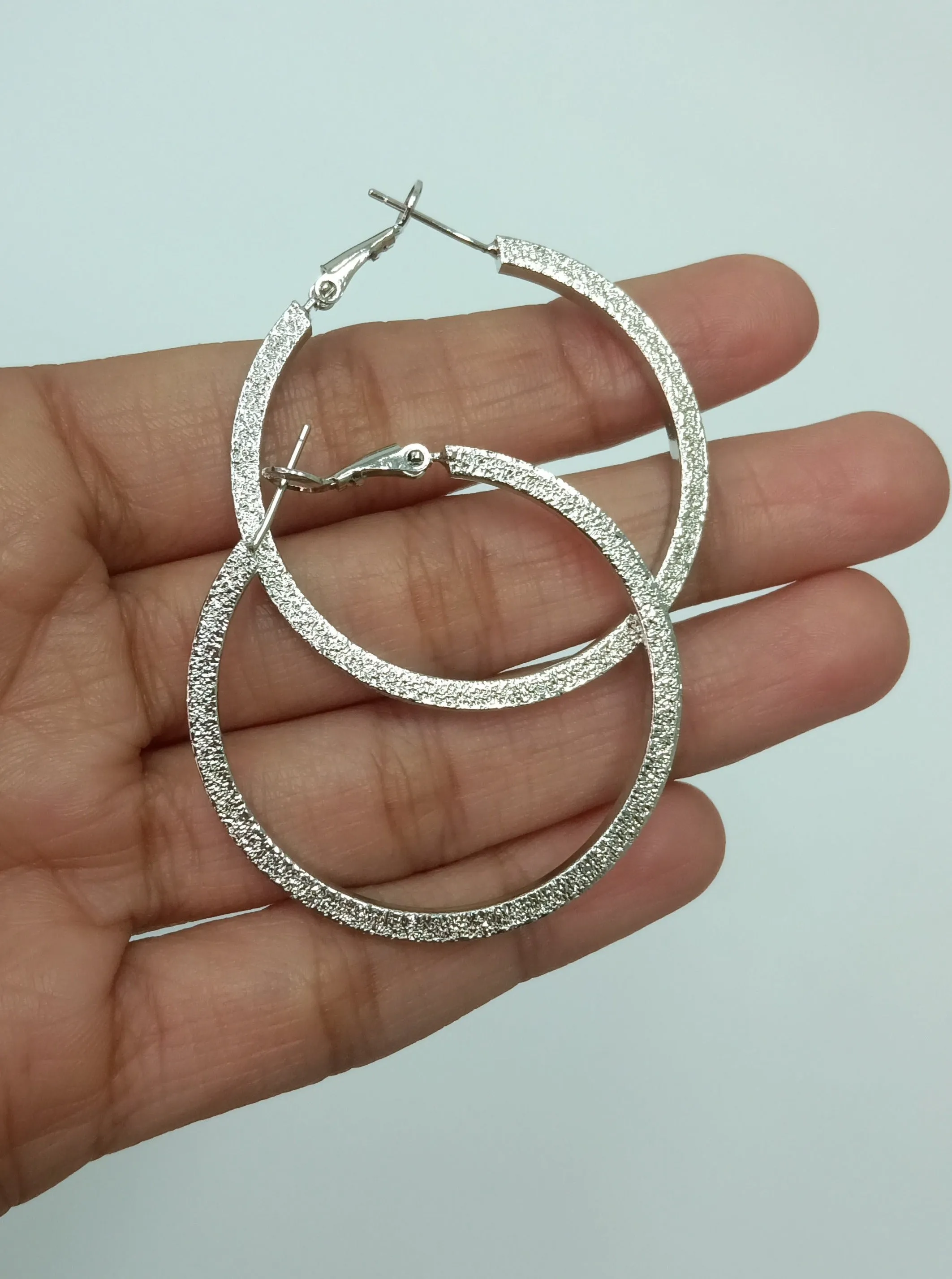 Stellar Circle Hoop Earrings