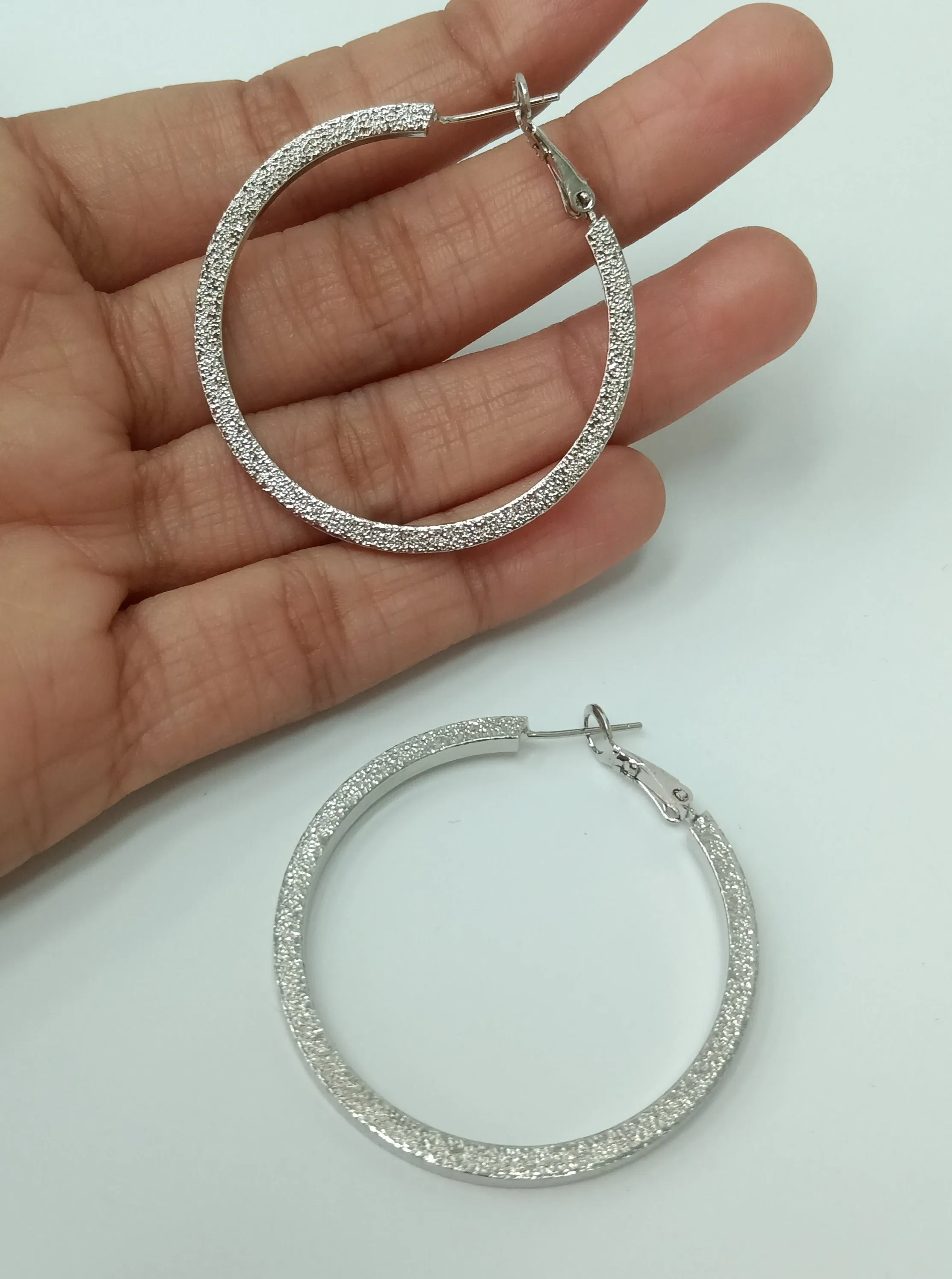 Stellar Circle Hoop Earrings