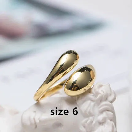 TEEK - Gold or Silver Color Minimalist Ring