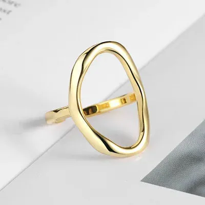 TEEK - Gold or Silver Color Minimalist Ring