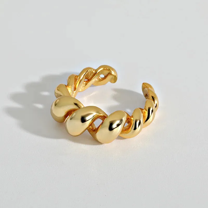 TEEK - Gold or Silver Color Minimalist Ring