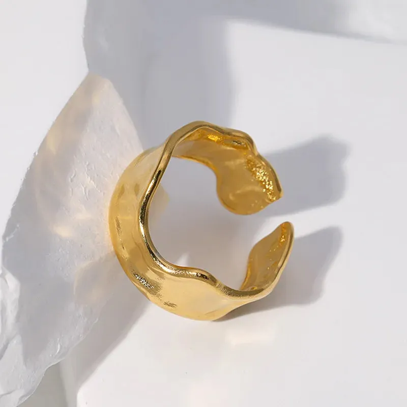 TEEK - Gold or Silver Color Minimalist Ring