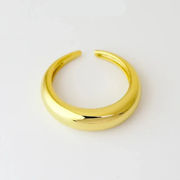 TEEK - Gold or Silver Color Minimalist Ring