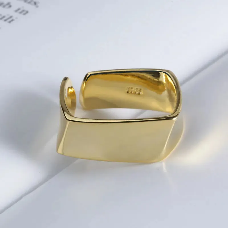 TEEK - Gold or Silver Color Minimalist Ring