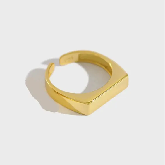 TEEK - Gold or Silver Color Minimalist Ring