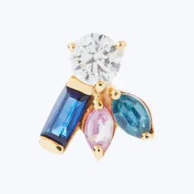 The Blue Iris Stud