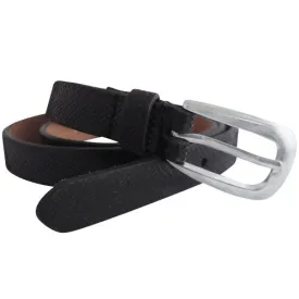 Thin Genuine Leather Patterned Brown women's Belt