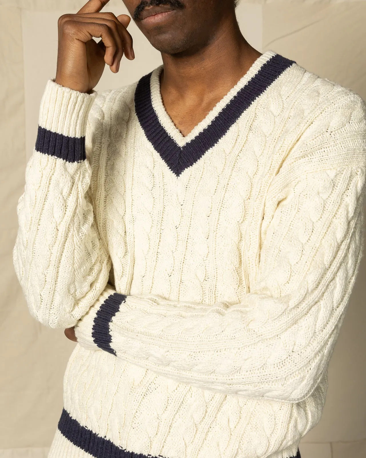 Tilden Knit Sweater - Milk