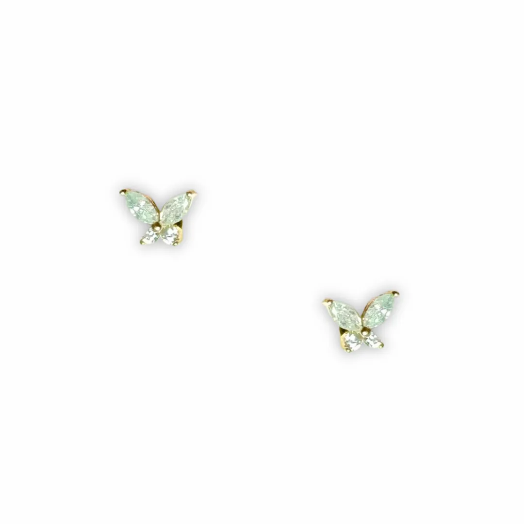 Tiny Butterfly Stud Earrings