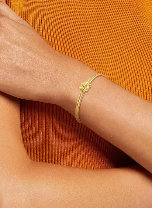 Two Knot Cuff Bracelet