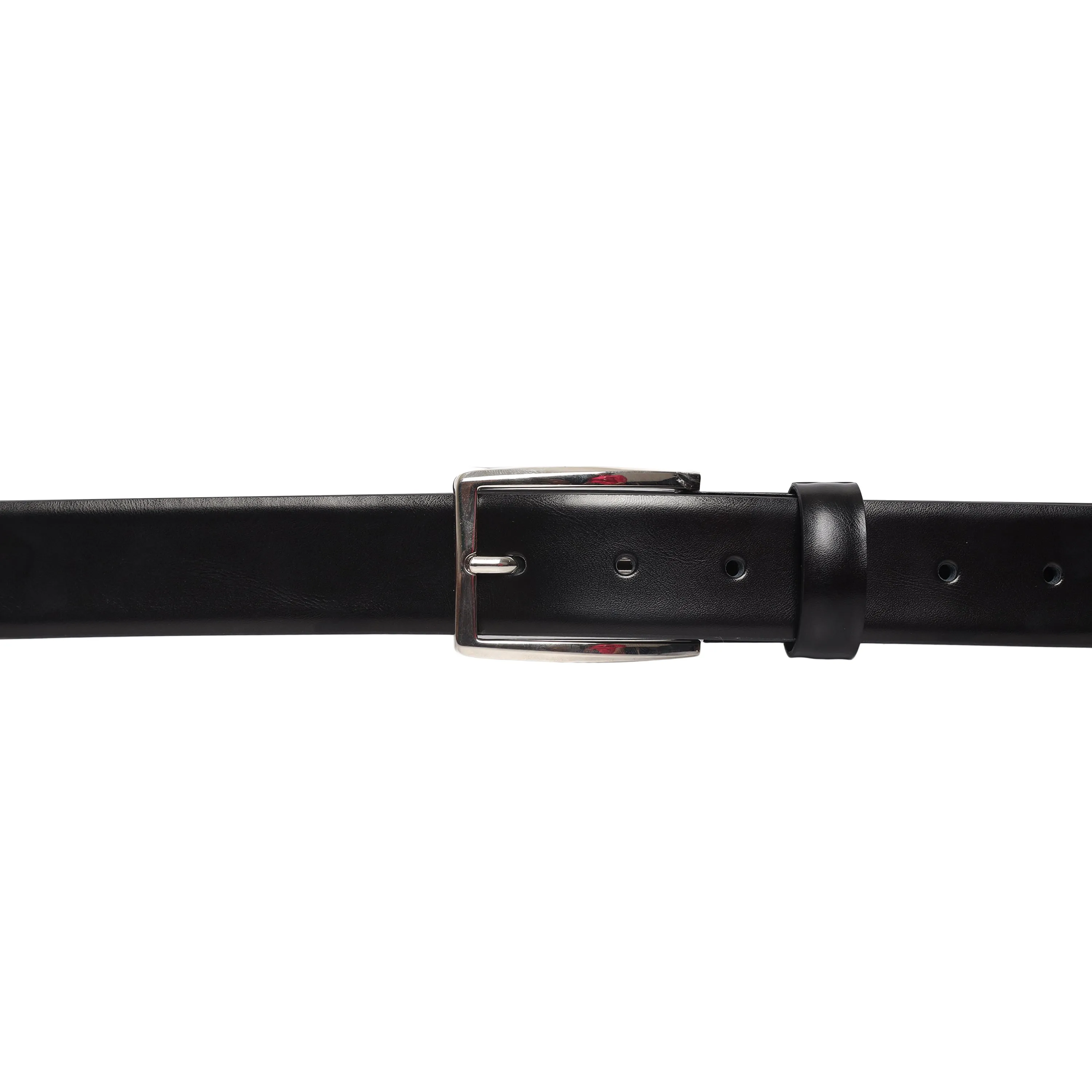 Ufficio Men's Genuine Leather Chino Belt (Casual, Black)