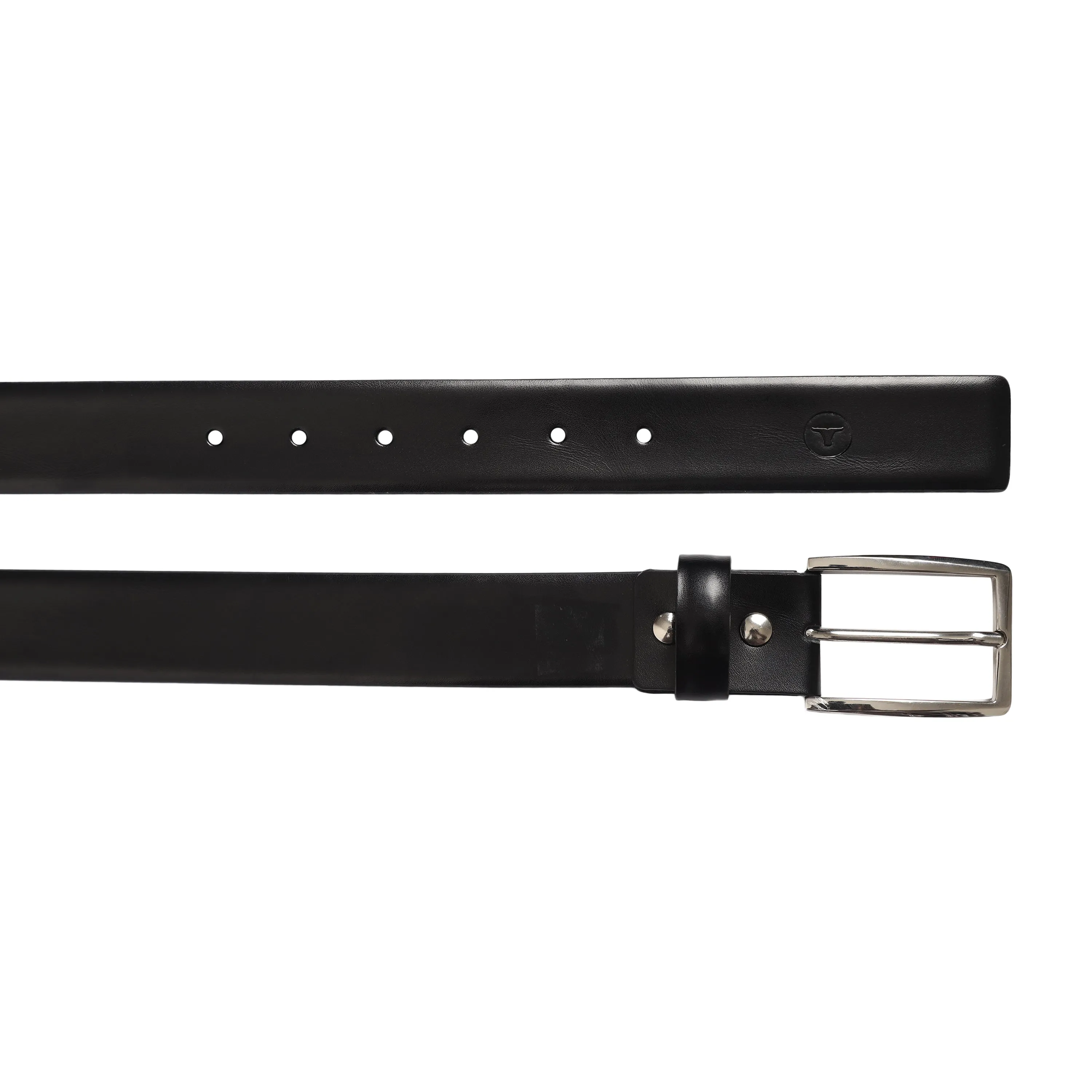 Ufficio Men's Genuine Leather Chino Belt (Casual, Black)