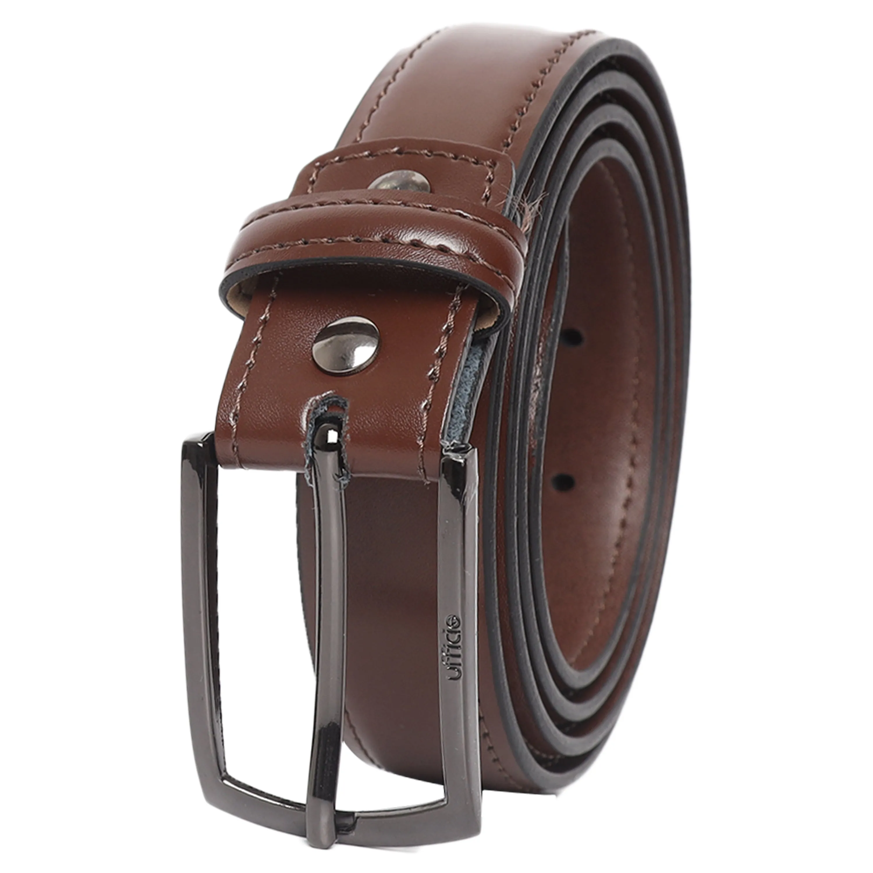 Ufficio Men's Glossy Leather Belt (Casual) UFF2201/02B