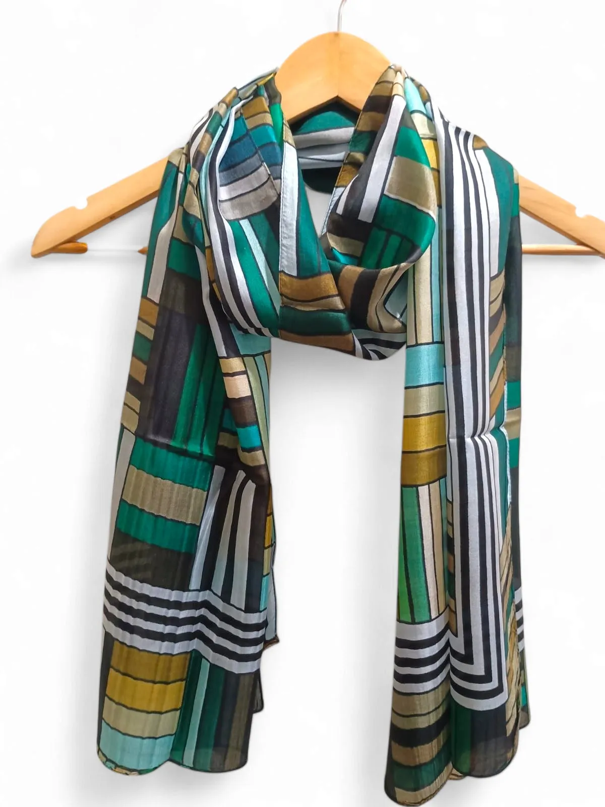 United Fashions - Tabby Silk Print Scarves Assorted