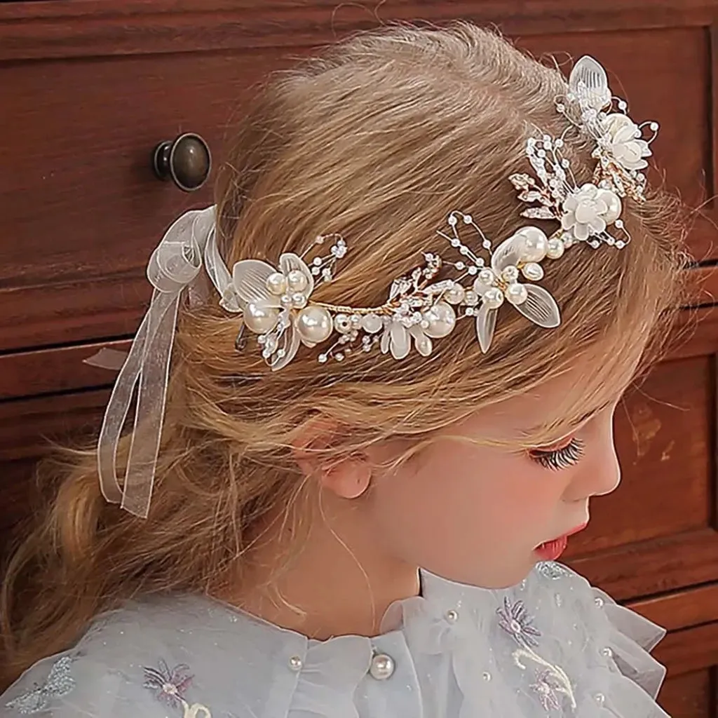 Vintage Wedding Flower Girl Crowns