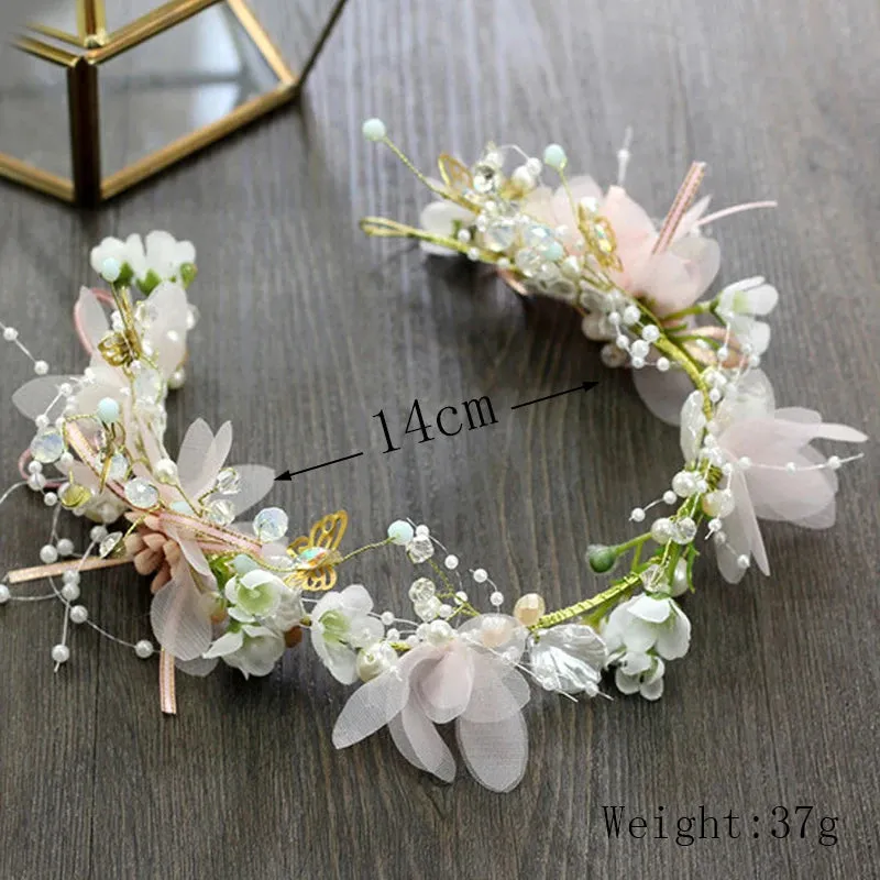 Vintage Wedding Flower Girl Crowns