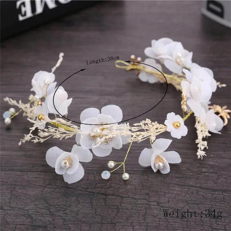 Vintage Wedding Flower Girl Crowns