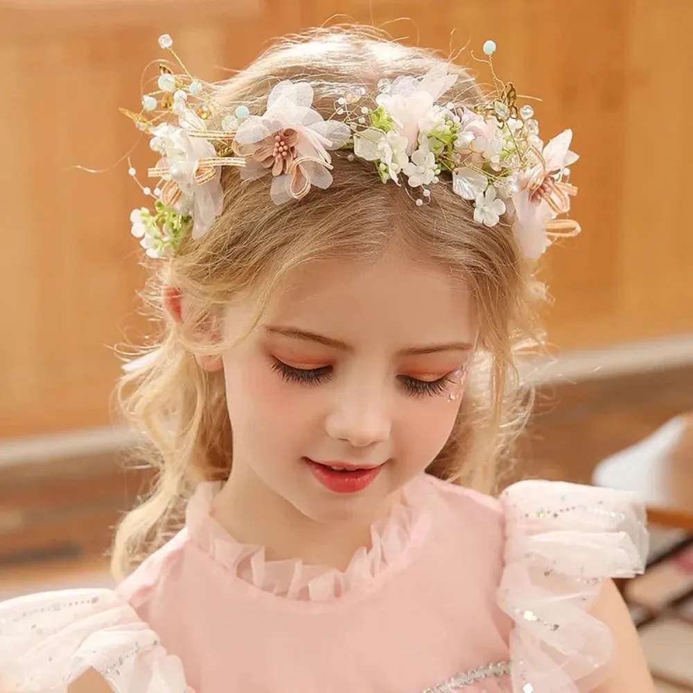 Vintage Wedding Flower Girl Crowns