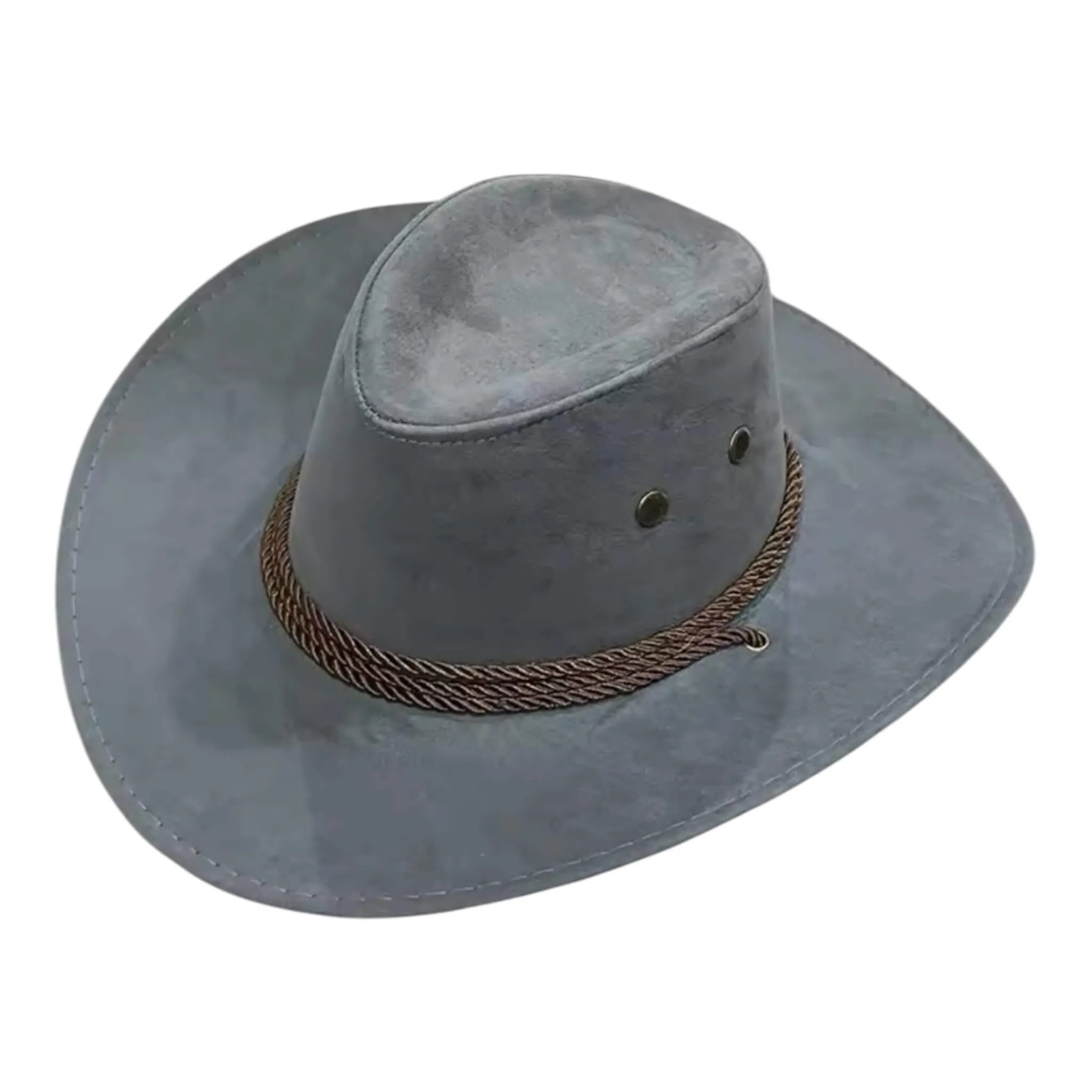 Western Cowboy Hat with Chin Strap