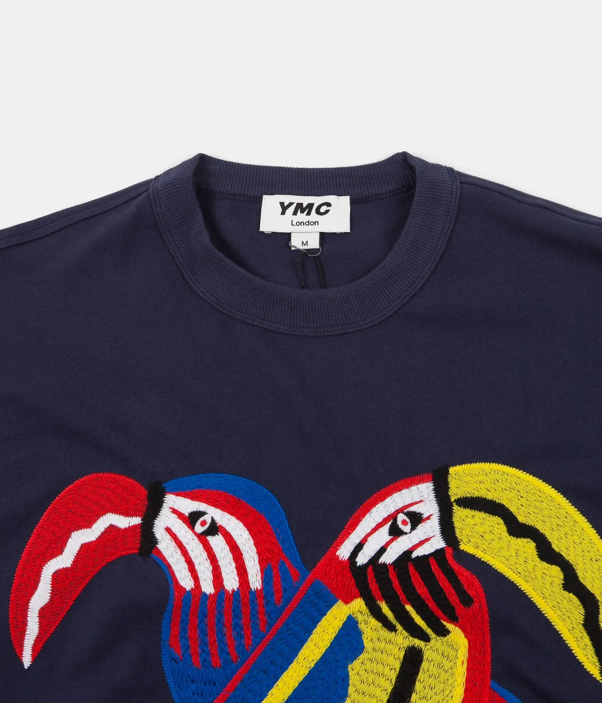 YMC Toucan Crewneck Sweatshirt - Navy