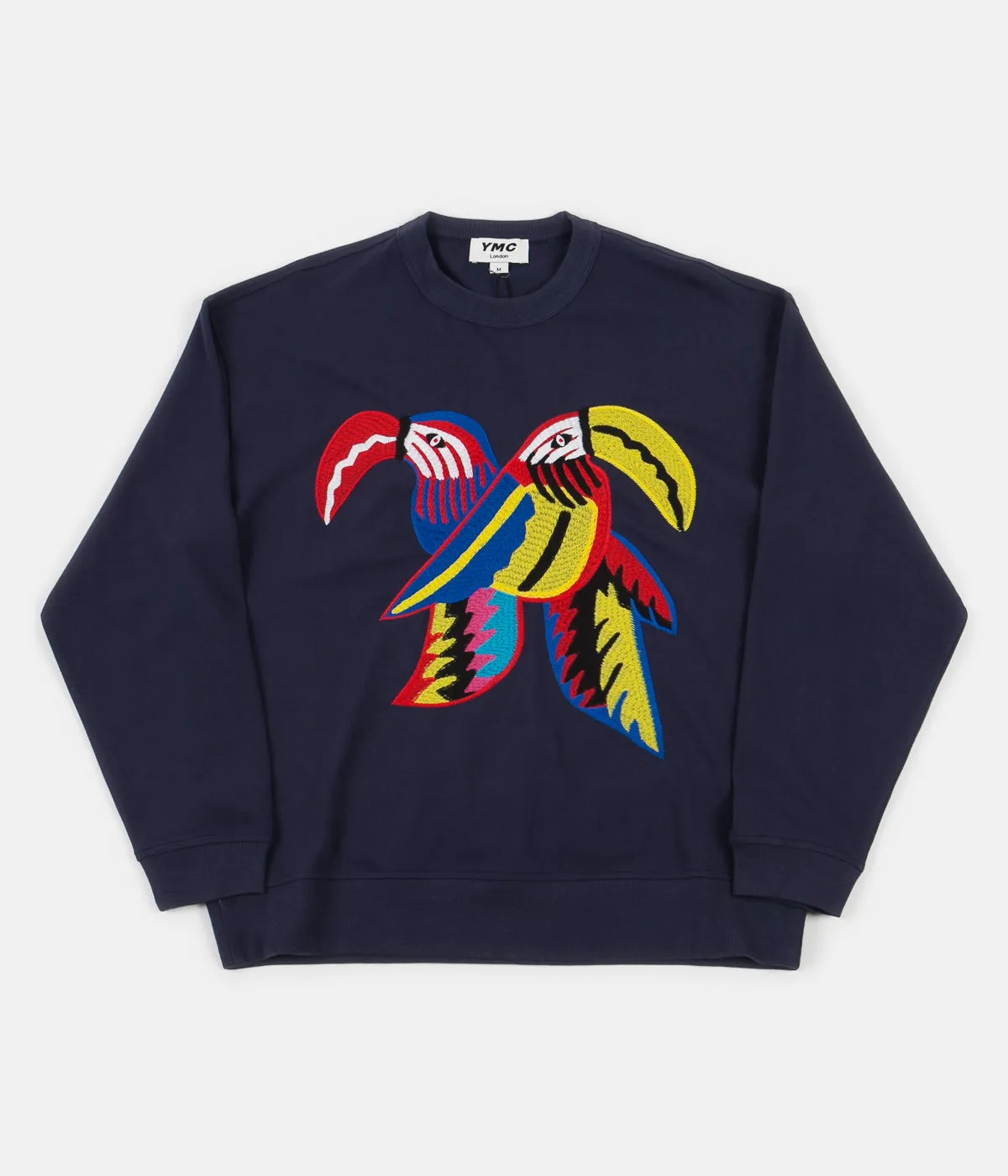 YMC Toucan Crewneck Sweatshirt - Navy